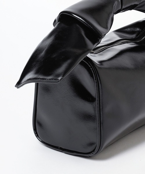 Heather（ヘザー）の「リボンミディBAG　202390（ハンドバッグ・レディース・シルバー/ブラック系/ブラック・ONE SIZE）」の11枚目の写真