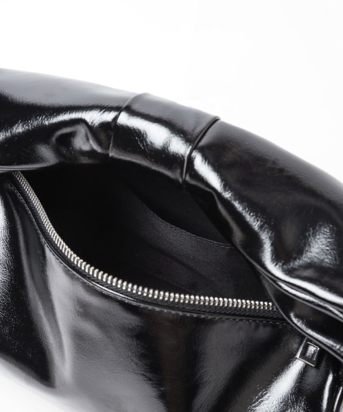 Heather（ヘザー）の「リボンミディBAG　202390（ハンドバッグ・レディース・シルバー/ブラック系/ブラック・ONE SIZE）」の14枚目の写真