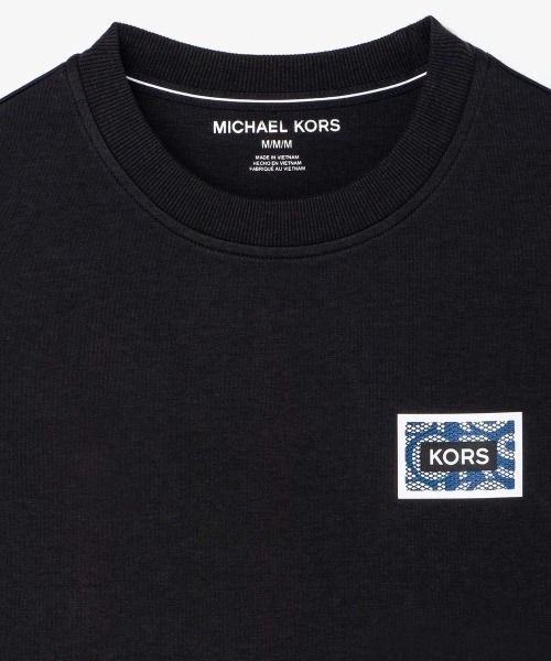 セール】KORS メッシュ ブロック クルーネック（スウェット
