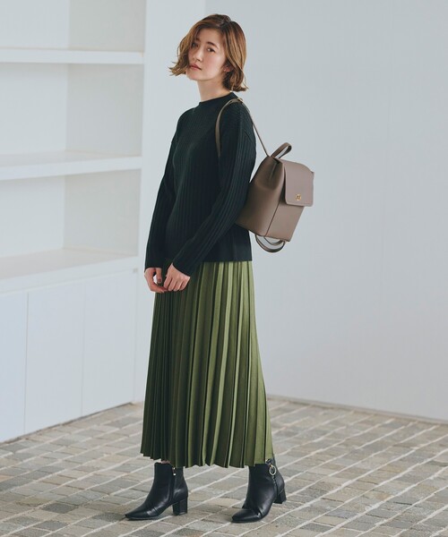 grove（グローブ）の「◆合成皮革中仕切りリュック（バックパック/リュック・レディース・ブラック/ベージュ系8/ライトグレー/ダークグレー・00）」の9枚目の写真