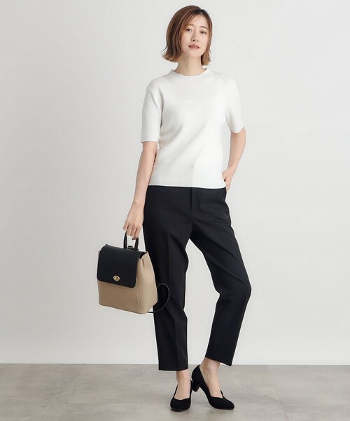 grove（グローブ）の「◆合成皮革中仕切りリュック（バックパック/リュック・レディース・ブラック/ベージュ系8/ライトグレー/ダークグレー・00）」の14枚目の写真