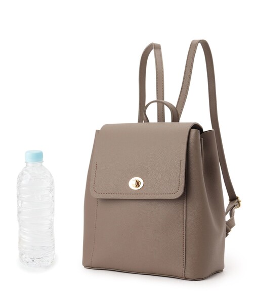 grove（グローブ）の「◆合成皮革中仕切りリュック（バックパック/リュック・レディース・ブラック/ベージュ系8/ライトグレー/ダークグレー・00）」の15枚目の写真