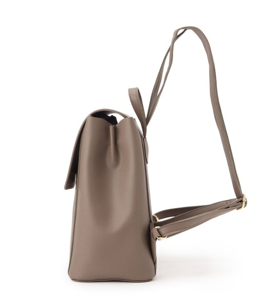 grove（グローブ）の「◆合成皮革中仕切りリュック（バックパック/リュック・レディース・ブラック/ベージュ系8/ライトグレー/ダークグレー・00）」の21枚目の写真