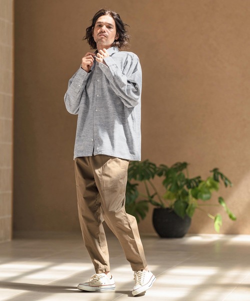 ms5817-ハイカット起毛トップシャツ（シャツ/ブラウス）｜CAMBIO