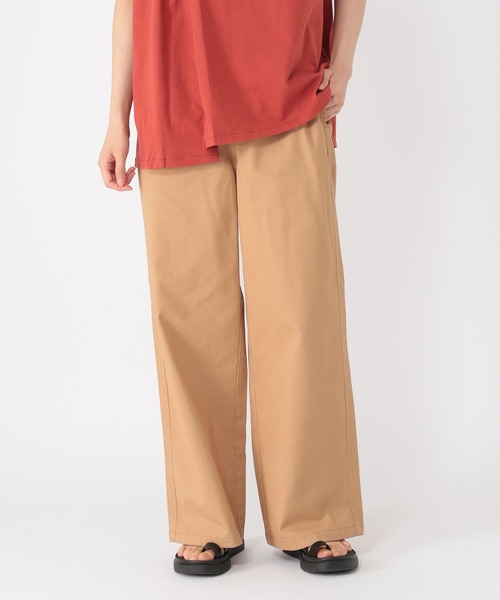 studio CLIP（スタディオクリップ）の「《days》チノストレートパンツ[プチ・プラスサイズあり]（チノパンツ・レディース・ネイビー/グレー/ブラウン/ベージュ・SMALL/MEDIUM/LARGE/ﾌﾘｰ(L)/PF）」の17枚目の写真