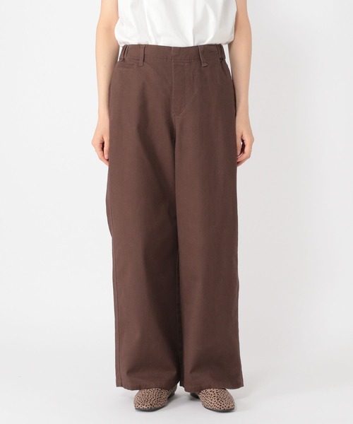 studio CLIP（スタディオクリップ）の「《days》チノストレートパンツ[プチ・プラスサイズあり]（チノパンツ・レディース・ネイビー/グレー/ブラウン/ベージュ・SMALL/MEDIUM/LARGE/ﾌﾘｰ(L)/PF）」の20枚目の写真