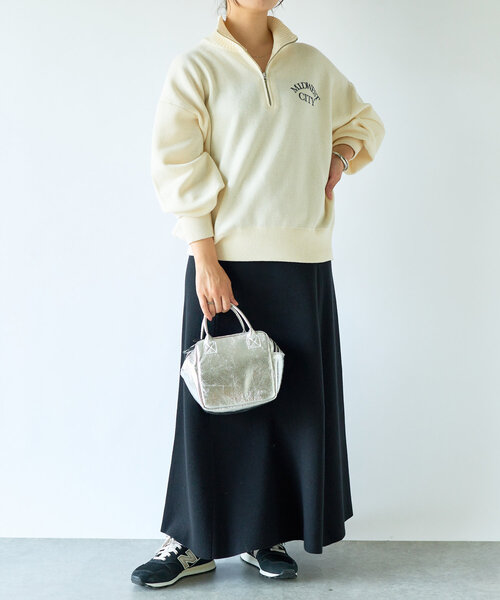 un dix cors（アンディコール）の「《高見え・あったかボトム》ニットマーメイドスカート（スカート・レディース・レッド/グレー/ブラック・FREE）」の13枚目の写真