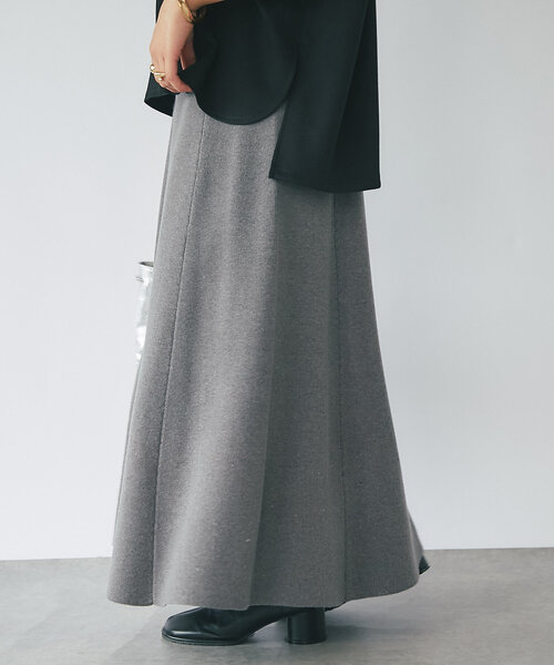 un dix cors（アンディコール）の「《高見え・あったかボトム》ニットマーメイドスカート（スカート・レディース・レッド/グレー/ブラック・FREE）」の21枚目の写真