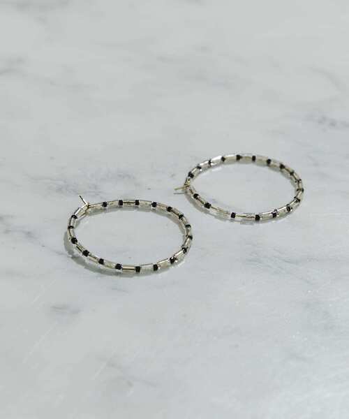 セール】ビーズフープピアス（ピアス（両耳用））｜SMELLY（スメリー