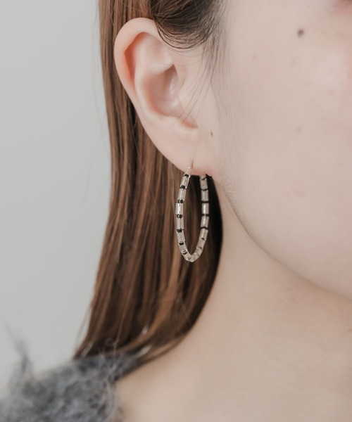 セール】ビーズフープピアス（ピアス（両耳用））｜SMELLY（スメリー