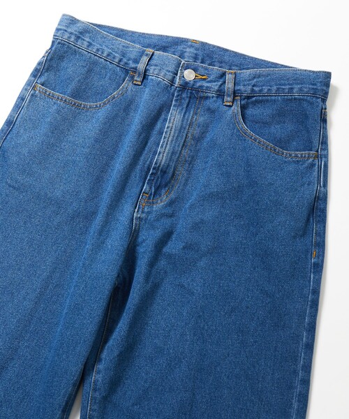【売れ筋】 セール】限定展開 セミワイド ストレート デニムパンツ（デニム パンツ