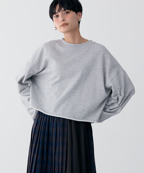 AMERICAN HOLIC(アメリカンホリック)の「ミニ裏毛タックスリーブショートプルオーバー2(Tシャツ/カットソー・レディース・グレー系その他・M/L)」の14枚目の写真