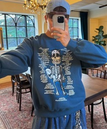 BY ATTENTION（バイアテンション）の「BIG SALE開催中！【BY ATTENTION】 ドクロプリント スウェット トレーナー  / ユニセックス（スウェット）」