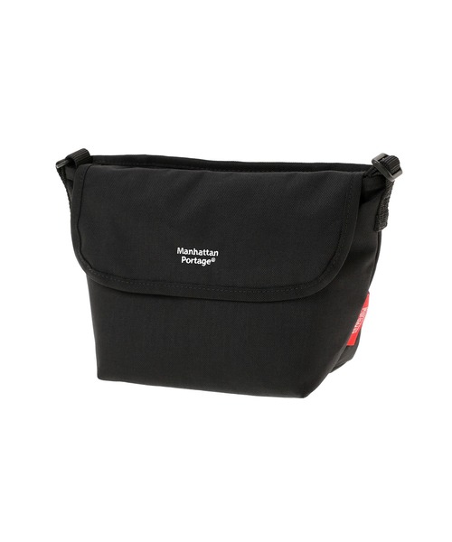 Manhattan Portage（マンハッタンポーテージ）の「Nylon Messenger Bag Back Pocket W/ Divider Magnet（メッセンジャーバッグ・メンズ・ブラック・X-SMALL）」の2枚目の写真