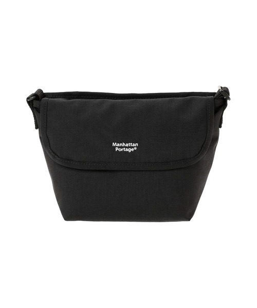 Manhattan Portage（マンハッタンポーテージ）の「Nylon Messenger Bag Back Pocket W/ Divider Magnet（メッセンジャーバッグ・メンズ・ブラック・X-SMALL）」の3枚目の写真