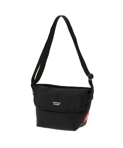Manhattan Portage（マンハッタンポーテージ）の「Nylon Messenger Bag Back Pocket W/ Divider Magnet（メッセンジャーバッグ・メンズ・ブラック・X-SMALL）」の8枚目の写真