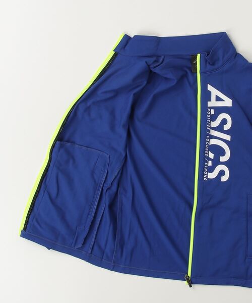 ASICS(アシックス)の「アシックス ASICS ジュニアES ドライトレーニングジャケット(ジャージ・キッズ・ブラック/ブルー・130cm/140cm/150cm/160cm)」の4枚目の写真