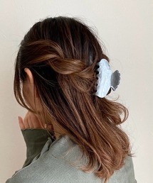 tone（トーン）の「【KuKuLu TOKYO】レースシルエット バンスクリップ（バレッタ/ヘアクリップ・メンズ）」