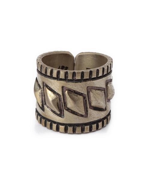 hobo(ホーボー)の「<hobo>33 S/PARKER W RING/リング□□◆(リング・メンズ・シルバー・18/16)」の1枚目の写真