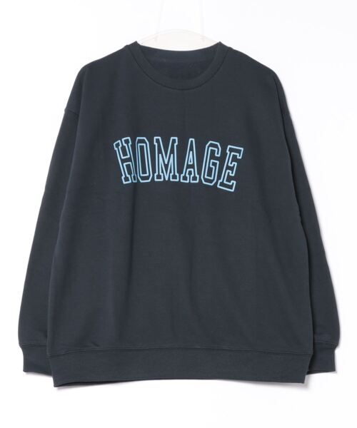 ロゴトレーナー ロゴドッグ刺繍スウェット スウェット トレーナー トップス