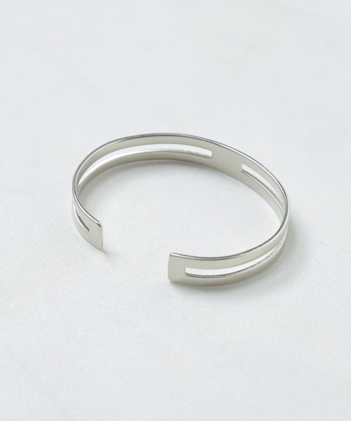 NU jewelry」ジャーマンシルバースルーバングル（バングル/リスト