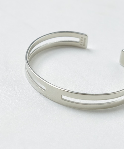 NANO universe（ナノユニバース）の「「NU jewelry」ジャーマンシルバースルーバングル（バングル/リストバンド・メンズ・シルバー・FREE）」の5枚目の写真