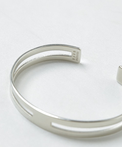 NANO universe（ナノユニバース）の「「NU jewelry」ジャーマンシルバースルーバングル（バングル/リストバンド・メンズ・シルバー・FREE）」の6枚目の写真