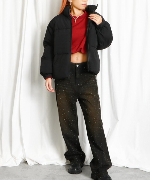 セール】《ショート丈×中綿あったか》レディース ブルゾン アウター