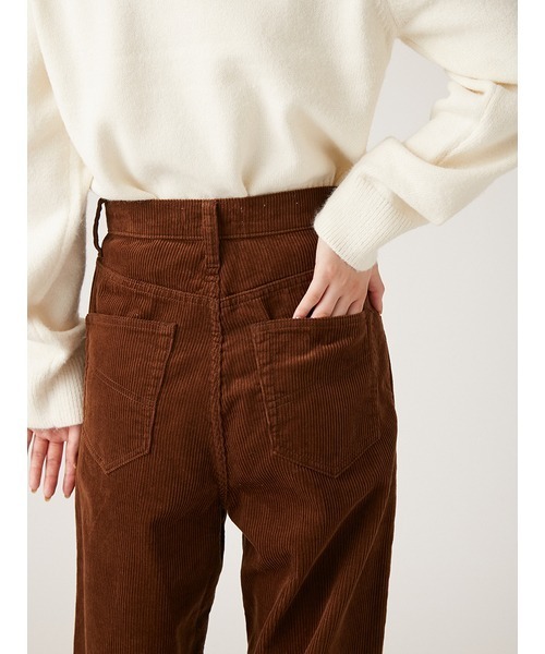 LILY BROWN（リリーブラウン）の「コーデュロイハイライズワイドパンツ