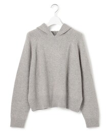 【WOMEN】ウールカシミヤ フーディニット