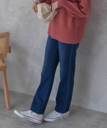 nAvy あったか 温℃ 裏起毛ストレートパンツ