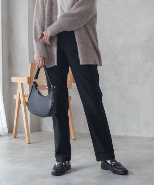 nAvy あったか 温℃ 裏起毛ストレートパンツ（その他パンツ）｜NAVY