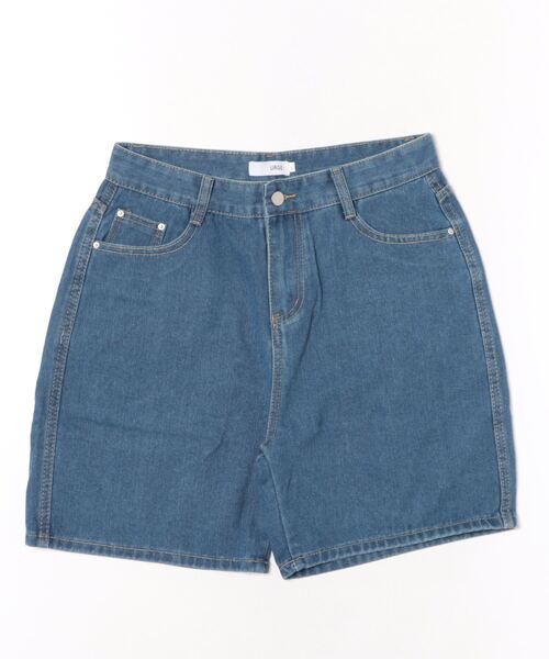 urge:(アージコロン )の「【URGE:】ハーフ丈 デニム パンツ(デニムパンツ・レディース・ブルー/ネイビー・SMALL/MEDIUM/LARGE/X-LARGE)」の10枚目の写真