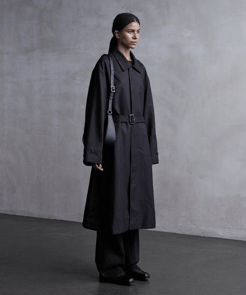 CALLNE】Squaretoe Real Leather Heel Loafer / スクエアトゥリアル