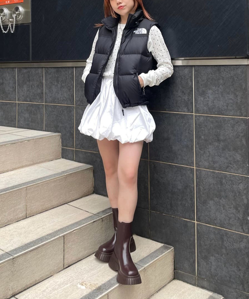 THE NORTH FACE(ザノースフェイス)の「【THE NORTH FACE / ザ ノースフェイス】 NUPTSE VEST NDW92338(ダウンベスト・レディース・ブラック/その他・SMALL/MEDIUM)」の6枚目の写真