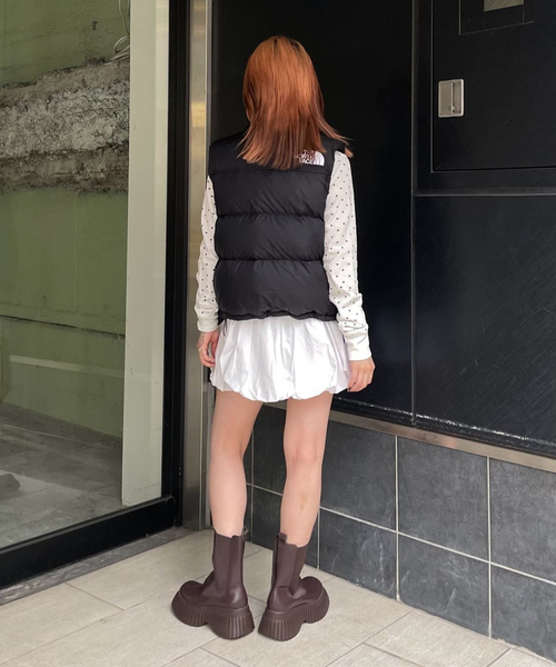 THE NORTH FACE(ザノースフェイス)の「【THE NORTH FACE / ザ ノースフェイス】 NUPTSE VEST NDW92338(ダウンベスト・レディース・ブラック/その他・SMALL/MEDIUM)」の7枚目の写真