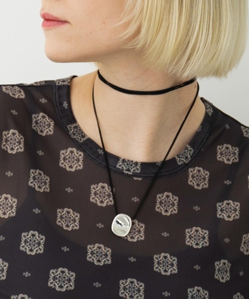 PHILIPPE AUDIBERT(フィリップ オーディベール)の「【PHILIPPE AUDIBERT】別注コードチョーカーネックレス ※SAXL6556AR(ネックレス・レディース・シルバー・FREE)」の3枚目の写真