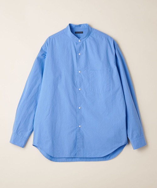 UNITED ARROWS（ユナイテッドアローズ）の「【マルチサイズ】タイプライター ワイドフォルム バンドカラーシャツ（シャツ/ブラウス・メンズ・ホワイト/ピンク/ライム/ブラック/ライトブルー/ネイビー/ベージュ/オフホワイト・マルチサイズ）」の6枚目の写真