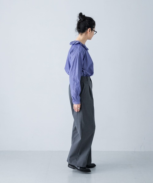 かぐれ（カグレ）の「フリルネックブラウス（シャツ/ブラウス）」 - WEAR