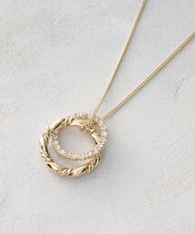 OPAQUE.CLIP | ダブルリングロングネックレス(ネックレス)