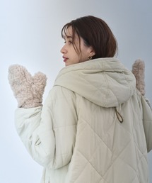 studio CLIP | 紐付きボアミトングローブ(手袋)