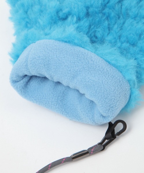 studio CLIP（スタディオクリップ）の「紐付きボアミトングローブ（手袋・レディース・チャコール/アイボリー/ブルー・FREE）」の17枚目の写真