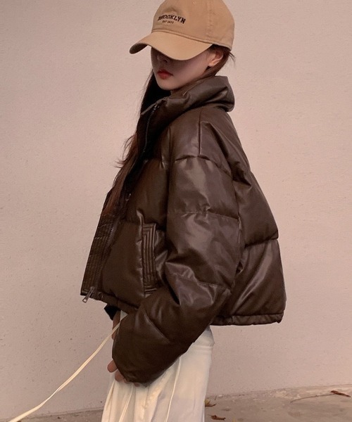 セール】短丈 中綿ダウンジャケット/ブルゾン（ダウンジャケット