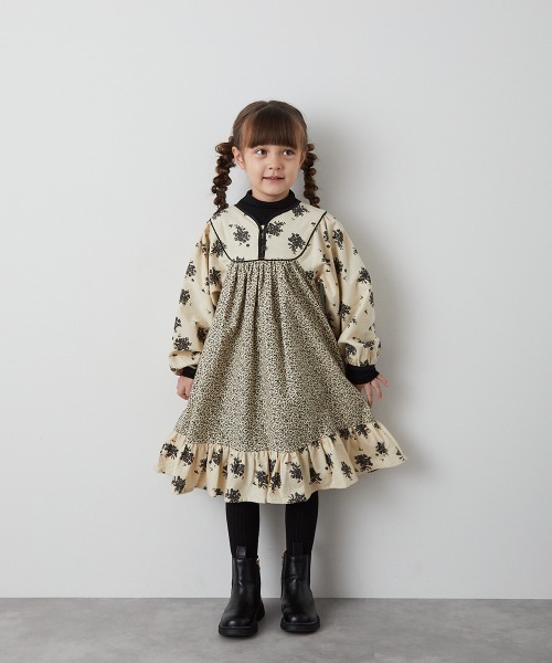 SZブロックプリントKITY DRESS PADRA フラワープリントワンピース 酷