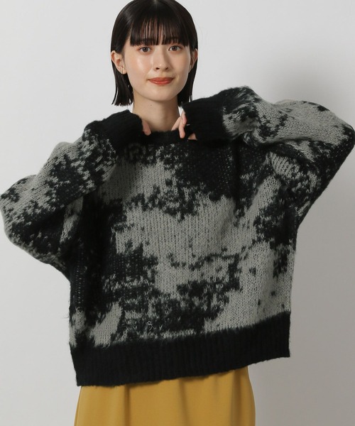 LAKOLE（ラコレ）の「ニュアンス柄ニットプルオーバー / 252896（ニット/セーター・レディース・ブルー/グレー/イエロー/ピンク・SMALL/MEDIUM）」の8枚目の写真