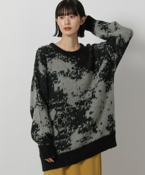 セール】ニュアンス柄ニットプルオーバー / 252896（ニット/セーター