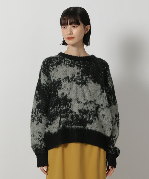 セール】ニュアンス柄ニットプルオーバー / 252896（ニット/セーター