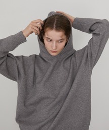 LA PEAU DE GEM | 【LA PEAU DE GEM】 スムースニットパーカー(パーカー)