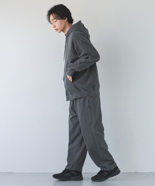 LOWRYS FARM(ローリーズファーム)の「ピグメントスウェットパンツ 283913(スウェットパンツ・メンズ・ブラック/ライトグレー・MEDIUM/LARGE)」の4枚目の写真