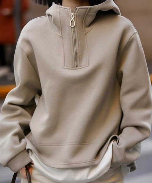 ハーフジップフーディプルオーバートップス（その他トップス）｜CADBURY（キャドバリー）その他トップス